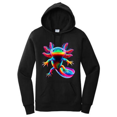 Axolotl Beautiful Pop Art Axolotl Women's Pullover Hoodie