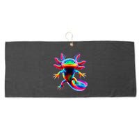 Axolotl Beautiful Pop Art Axolotl Large Microfiber Waffle Golf Towel