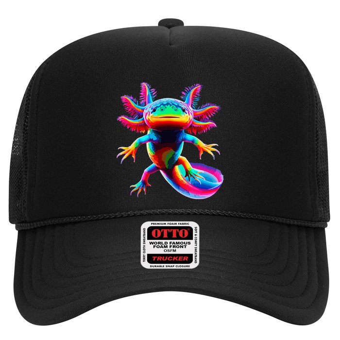 Axolotl Beautiful Pop Art Axolotl Trucker Hat
