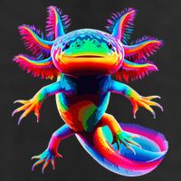 Axolotl Beautiful Pop Art Axolotl Trucker Hat