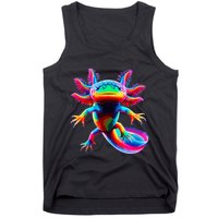 Axolotl Beautiful Pop Art Axolotl Tank Top