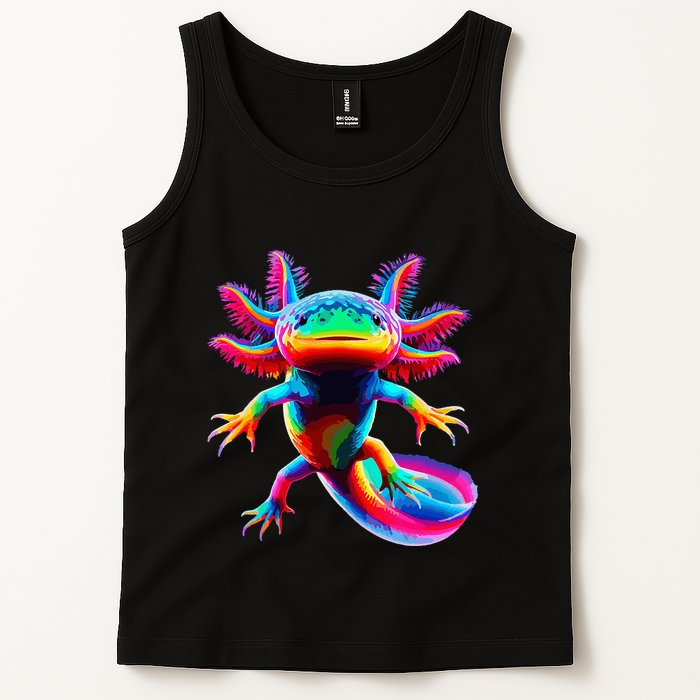 Axolotl Beautiful Pop Art Axolotl Tank Top