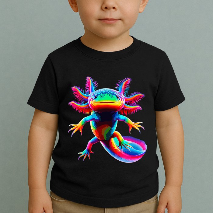 Axolotl Beautiful Pop Art Axolotl Toddler T-Shirt