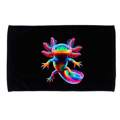 Axolotl Beautiful Pop Art Axolotl Microfiber Hand Towel