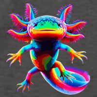 Axolotl Beautiful Pop Art Axolotl Vector Backpack