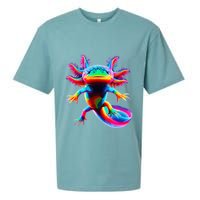 Axolotl Beautiful Pop Art Axolotl Sueded Cloud Jersey T-Shirt