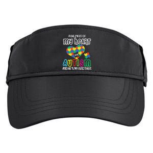 A Big Piece Of My Heart Has Autism And He's My Brother Adult Drive Performance Visor