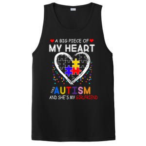 A Big Piece Of My Heart Has Autism And She's My Friend Gift PosiCharge Competitor Tank