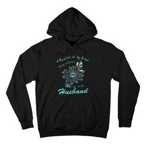 A Big Piece Of My Heart Lives In Heaven And He Is My Husband Hoodie