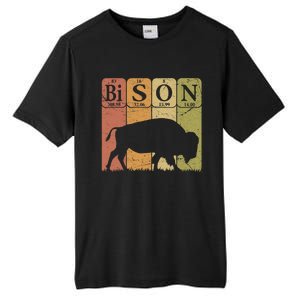 American Bison Periodic Table Elements Buffalo Retro Tall Fusion ChromaSoft Performance T-Shirt