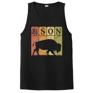 American Bison Periodic Table Elements Buffalo Retro PosiCharge Competitor Tank