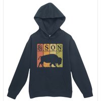 American Bison Periodic Table Elements Buffalo Retro Urban Pullover Hoodie