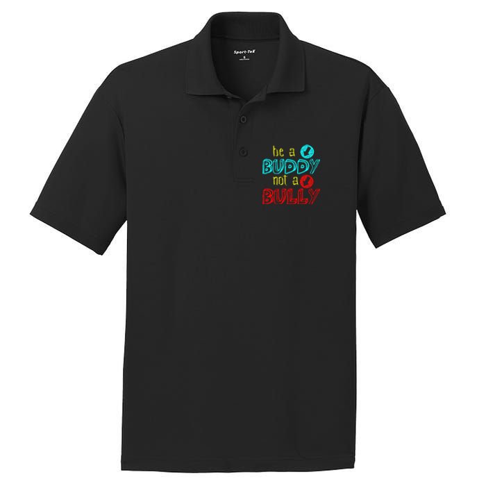 Anti Bullying Positive Message Be A Buddy Not A Bully PosiCharge RacerMesh Polo