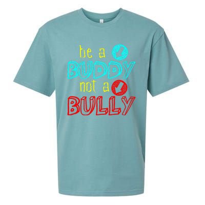 Anti Bullying Positive Message Be A Buddy Not A Bully Sueded Cloud Jersey T-Shirt