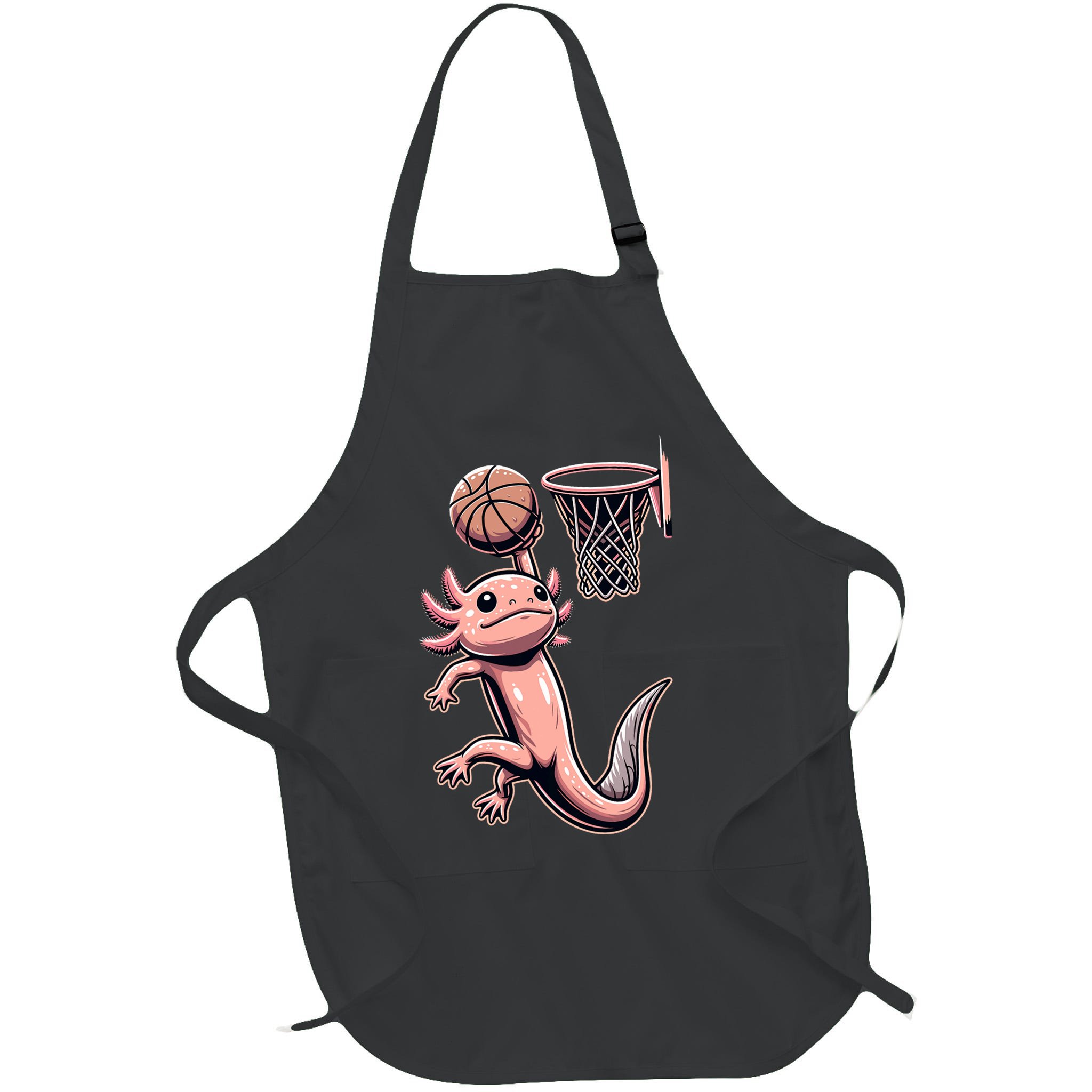 Axolotl Basketball Player Basketballer Sports Apron
