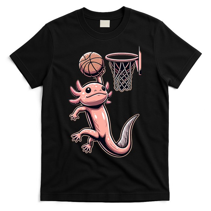 Axolotl Basketball Player Basketballer Sports T-Shirt