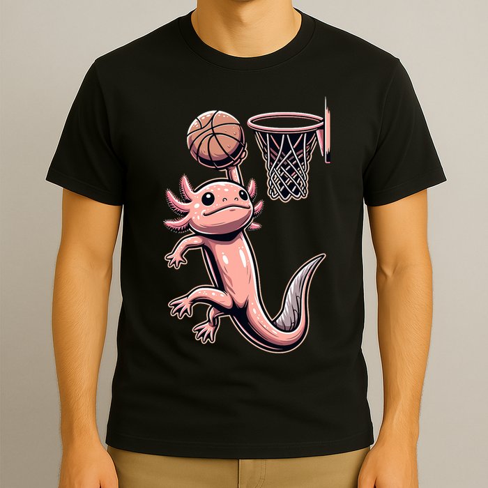Axolotl Basketball Player Basketballer Sports T-Shirt