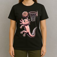 Axolotl Basketball Player Basketballer Sports T-Shirt