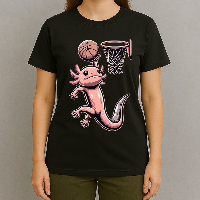 Axolotl Basketball Player Basketballer Sports T-Shirt