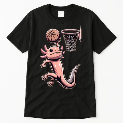 Axolotl Basketball Player Basketballer Sports Tall T-Shirt