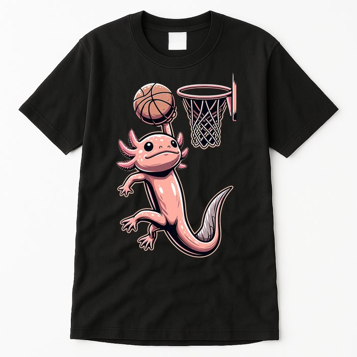 Axolotl Basketball Player Basketballer Sports Tall T-Shirt