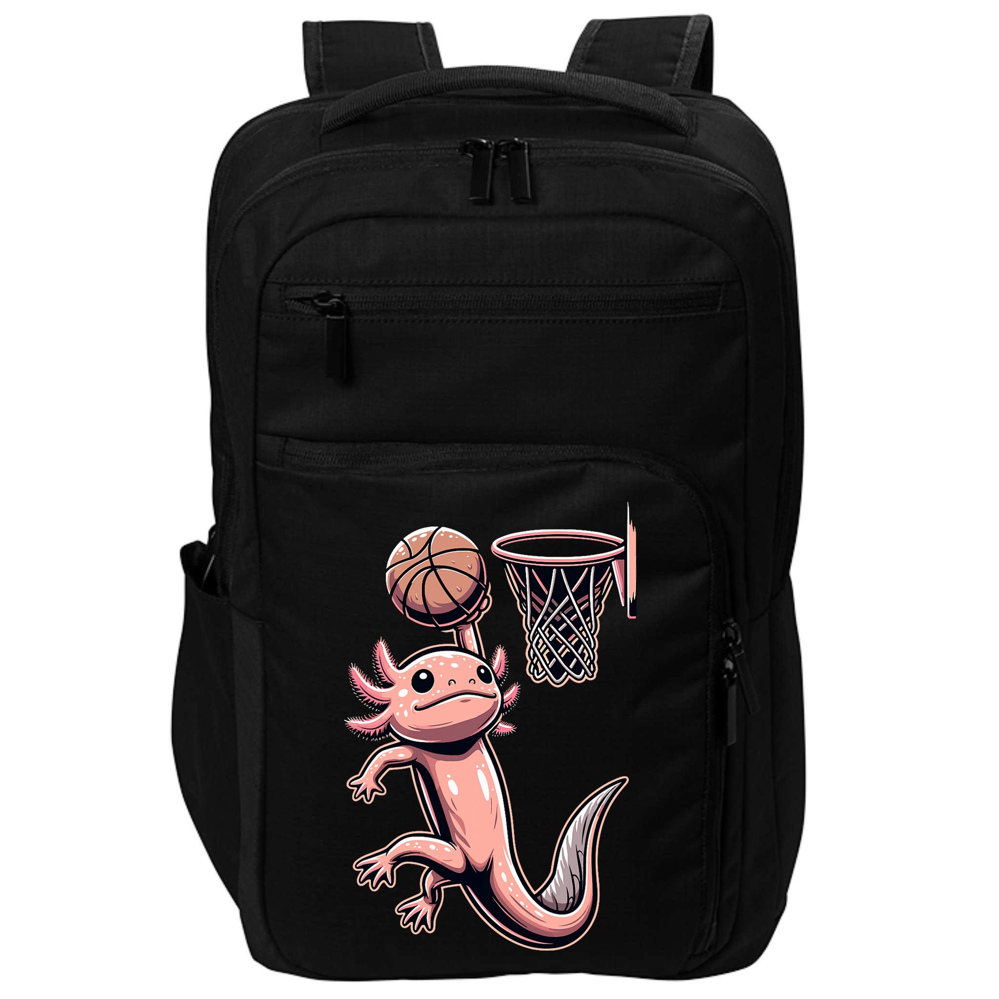 Axolotl Basketball Player Basketballer Sports Impact Tech Backpack