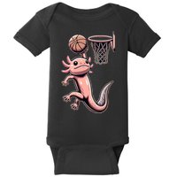 Axolotl Basketball Player Basketballer Sports Baby Bodysuit
