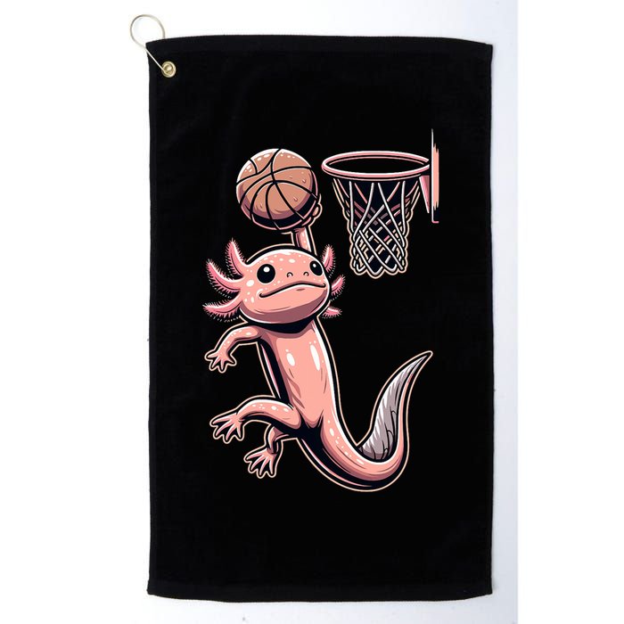 Axolotl Basketball Player Basketballer Sports Golf Towel