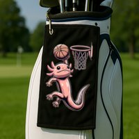 Axolotl Basketball Player Basketballer Sports Golf Towel