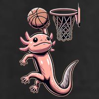Axolotl Basketball Player Basketballer Sports Golf Towel