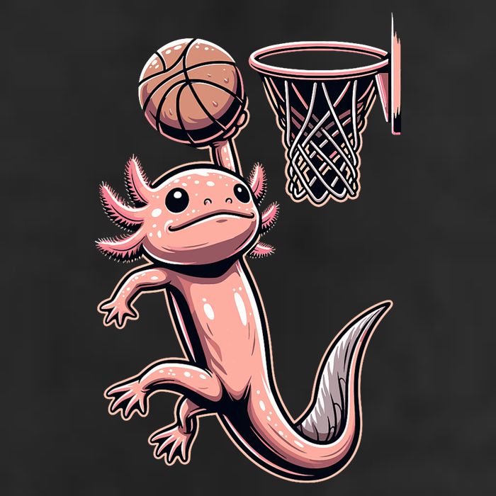 Axolotl Basketball Player Basketballer Sports Golf Towel