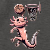 Axolotl Basketball Player Basketballer Sports Vector Backpack