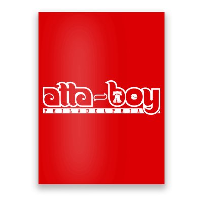 Atta Boy Philly Red October Philadelphia Baseball Poster