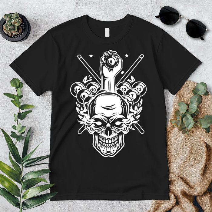 Awesome Billiards Pool Player Premium T-Shirt