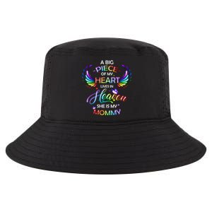 A Big Piece Of My Heart Lives In Heaven She Is My Mommy Gift Cool Comfort Performance Bucket Hat