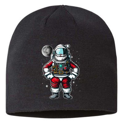 Astronaut Balloon Planets Santa Hat Christmas Pajama Space Sustainable Beanie