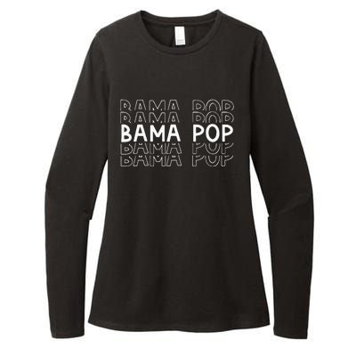 Alabama Bama Pop Dad Fathers Day Gift Pawpaw Papa Womens CVC Long Sleeve Shirt