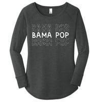 Alabama Bama Pop Dad Fathers Day Gift Pawpaw Papa Women's Perfect Tri Tunic Long Sleeve Shirt