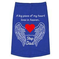 A Big Piece Of My Heart Lives In Heaven He Is My Step Dad Gift Doggie Tank