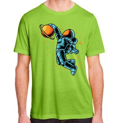 Astronaut Basketball Player Adult ChromaSoft Performance T-Shirt