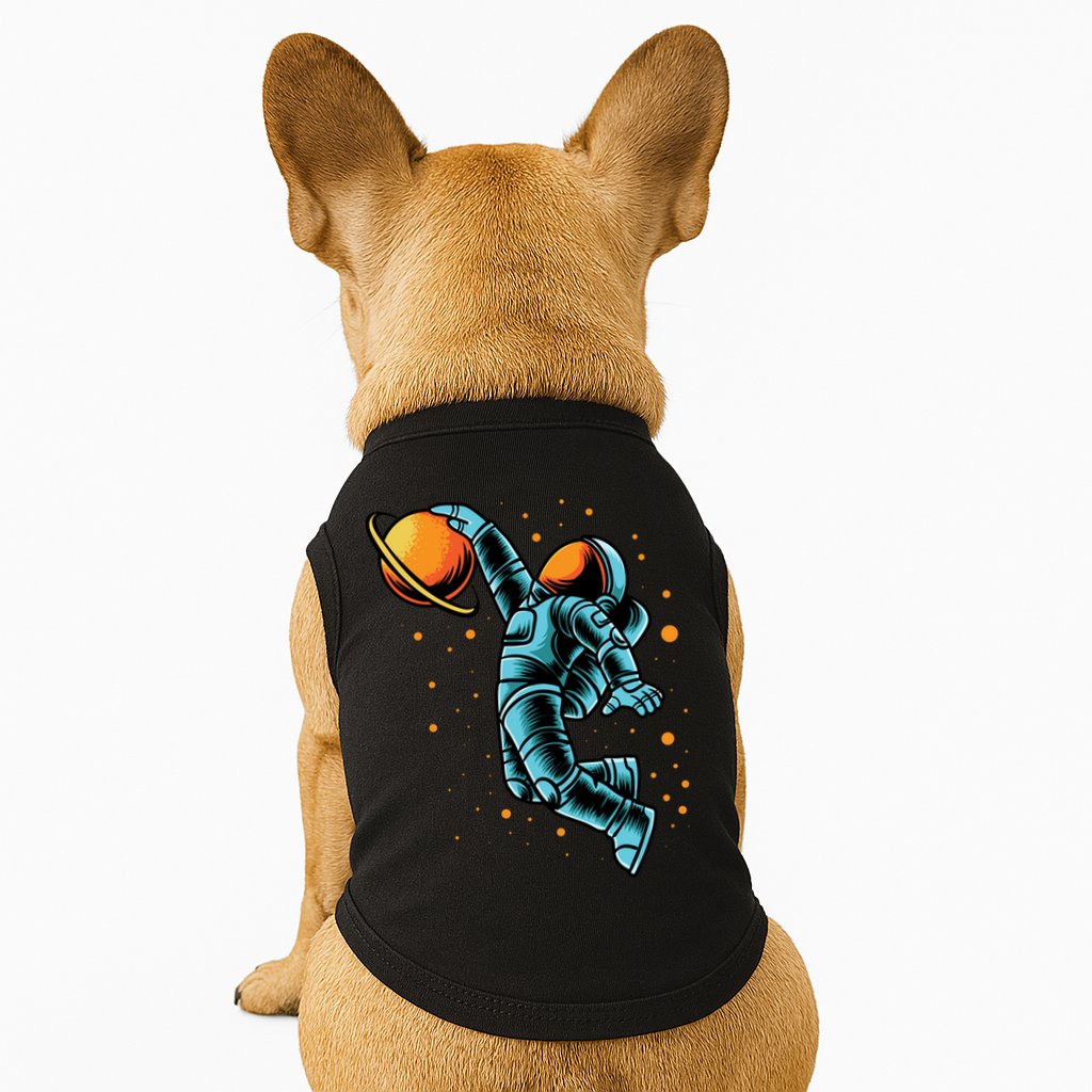 Astronaut Basketball Player Doggie Tank