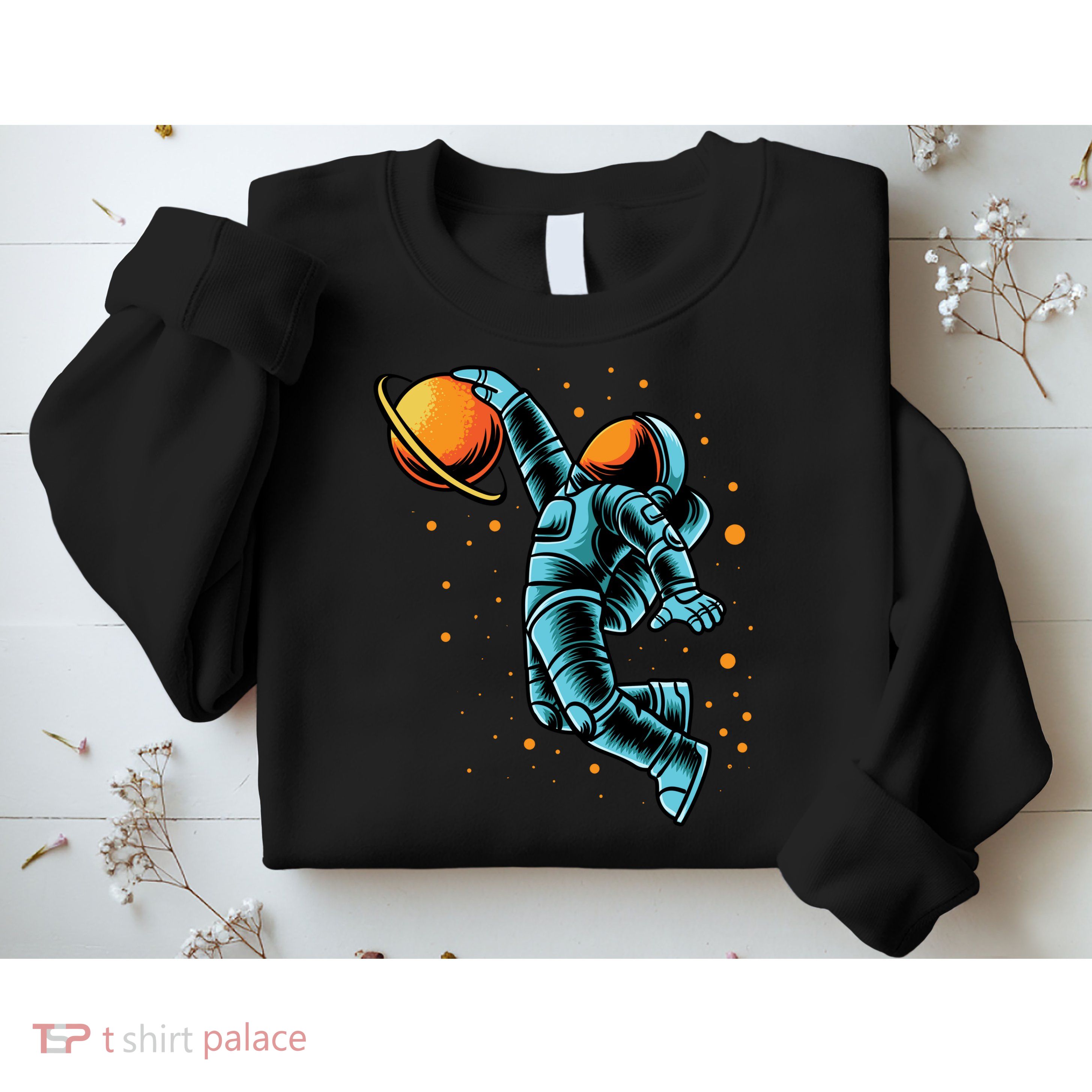Astronaut Basketball Player Sweatshirt