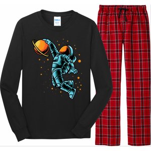 Astronaut Basketball Player Long Sleeve Pajama Set