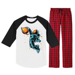 Astronaut Basketball Player Raglan Sleeve Pajama Set