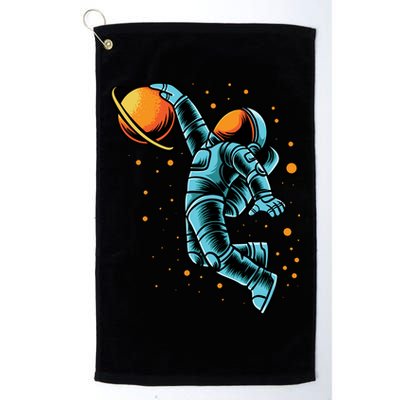 Astronaut Basketball Player Golf Towel
