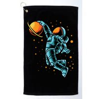 Astronaut Basketball Player Golf Towel
