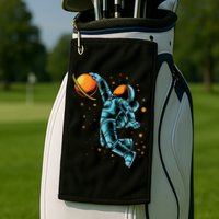 Astronaut Basketball Player Golf Towel