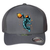 Astronaut Basketball Player Flexfit Unipanel Trucker Cap