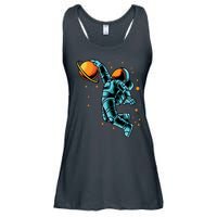 Astronaut Basketball Player Ladies Essential Flowy Tank