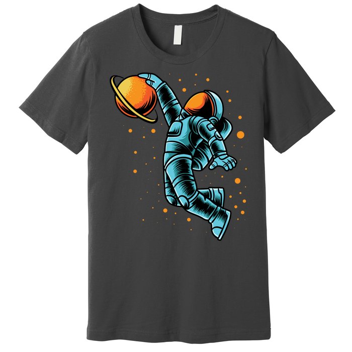 Astronaut Basketball Player Premium T-Shirt